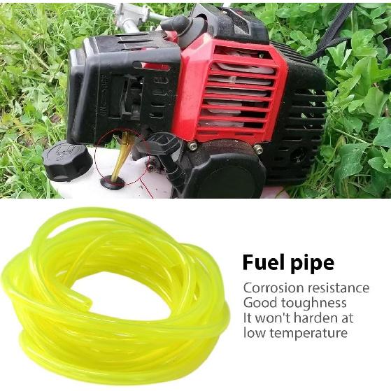 4 Sizes Gas Fuel Line Hose Yellow 8FT Fuel Tube for 2 Cycle Small Engine