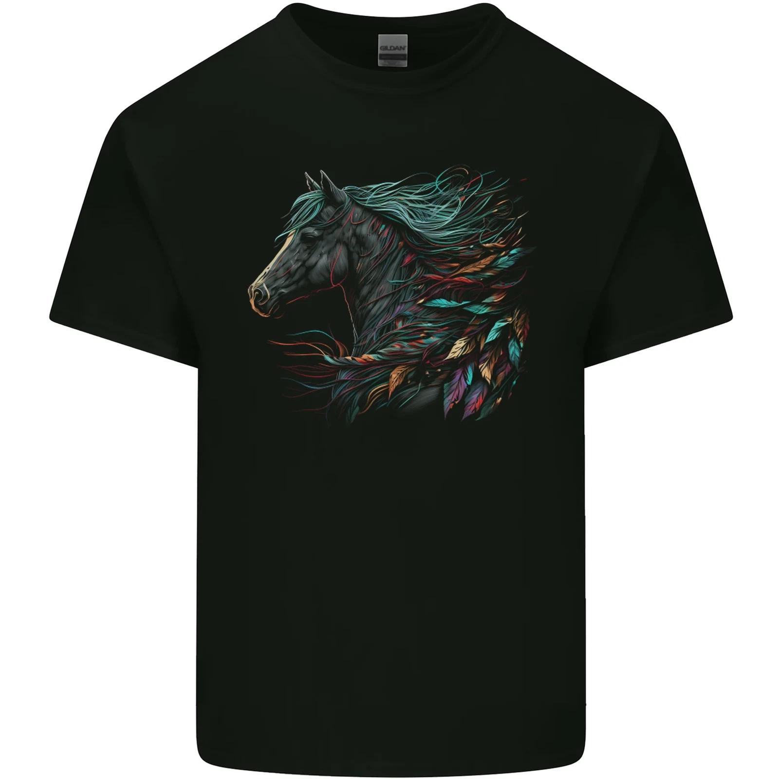 A Fantasy Horse With Feathers Pegasus Kids T-Shirt Childrens 2XL