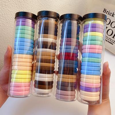 20 STÜCKE Mode Frauen Einfache Basic Elastische Haargummis Haargummis Zopfgummi Stirnband Mädchen Haaraccessoires