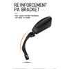 Stainless Steel HD Lens Bike Rear VIew Mirror 360° Rotatable MTB Rear Mirror Widen Big View Road Bicycle Mirror Bike Accessories