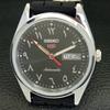 REFURBISHED MENS SEIKO 5 AUTOMATIC 6309A JAPAN ARABIC BLACK DIAL WATCH a427340-2 QRL-a427340