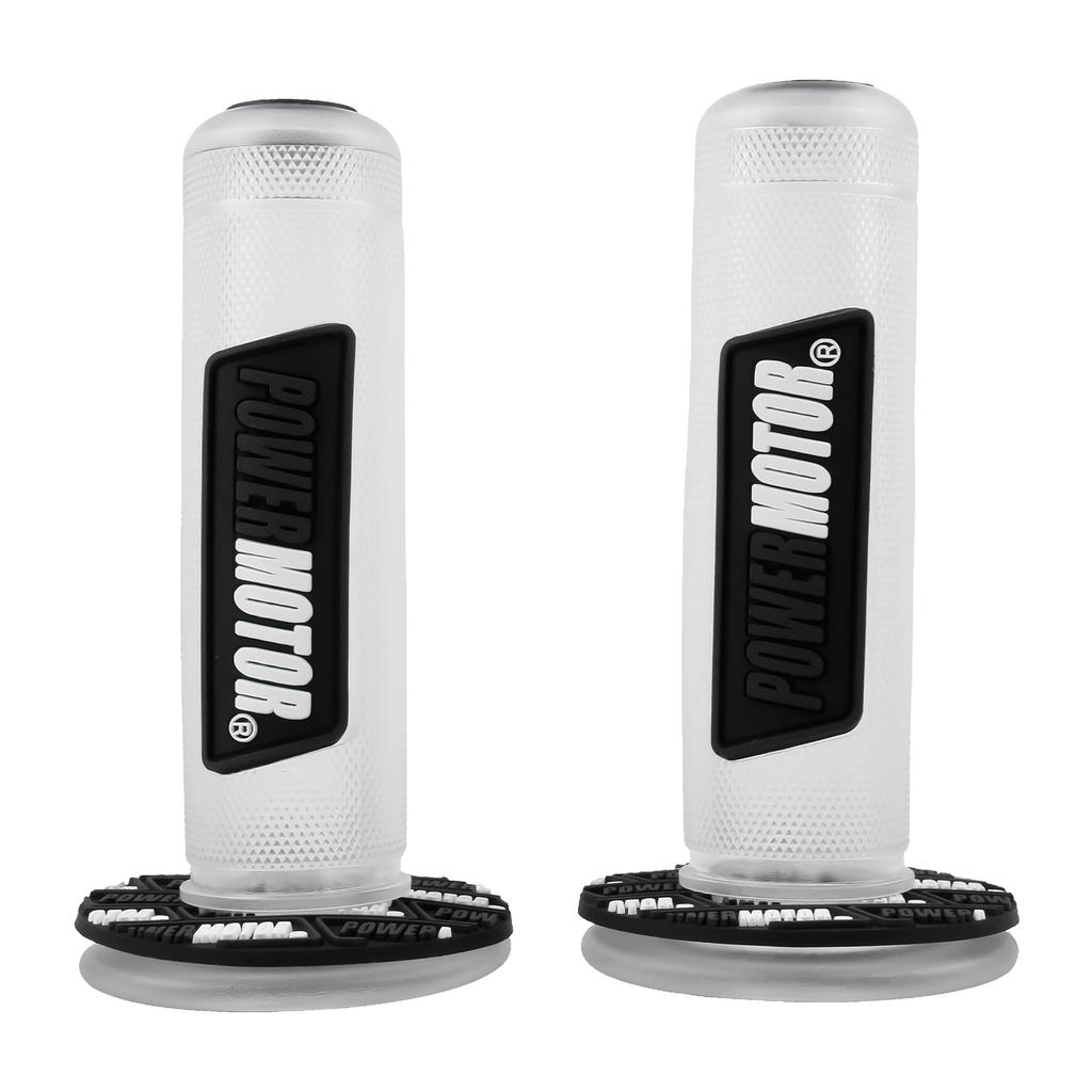 PowerMotor Motorcycle Grips Gel Anti-slip Wear-resistant Shock-absorbing Handle Rubber ATV Scooters Motocross Handle Accessories