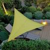 3x3x3M Portable Foldable Waterproof Triangle Sunshade Outdoor Sunscreen Tent Camping Tent Beach Sunshade Cloth