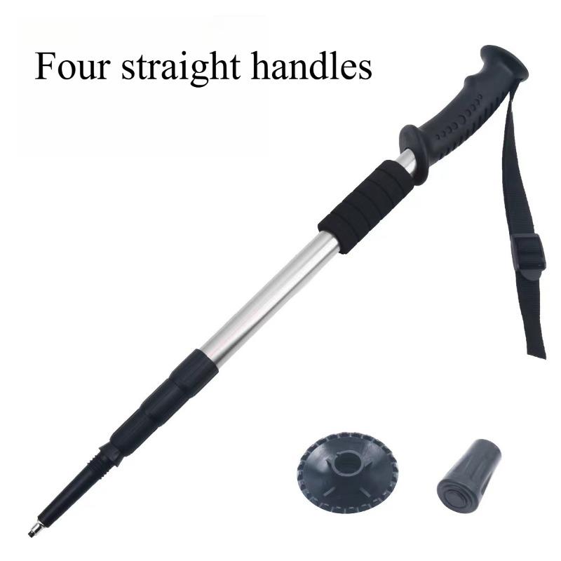 Outdoor Aluminum Alloy Telescopic Hiking Stick Professional Hiking and Walking Stick Travel Cane Equipment