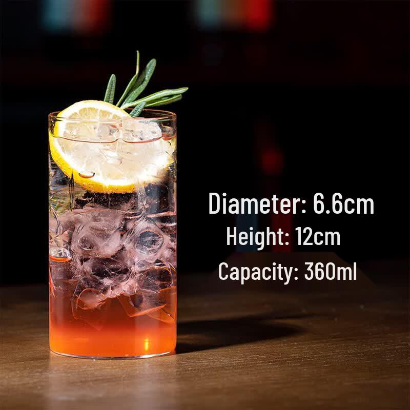 Collins Straight Cocktail Glasses Set