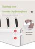 Stainless Steel Multi-layer Kitchen Rack: Spice, Knife Holder & Storage