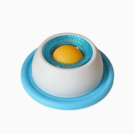 Slow Feeder Dog Bowl with Non-Slip Base and Raised Center for Improved Eating Habits Suitable for Small to Medium Pets Durable Material
