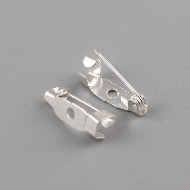

Клеевая застежка-брошь Декорации Высококачественный DIY 15mm silver 50