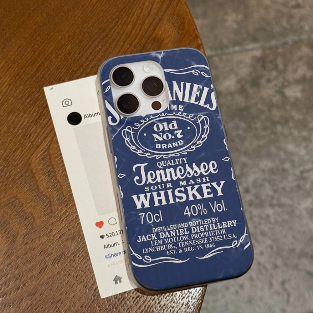 

Бренд J-Jack D-Daniel Розкішний чохол для телефону Для IPhone 17 16 15 14 13 12 11 Pro Max Plus Хвилястий бампер Задня кришка Корпус iPhone 16 plus