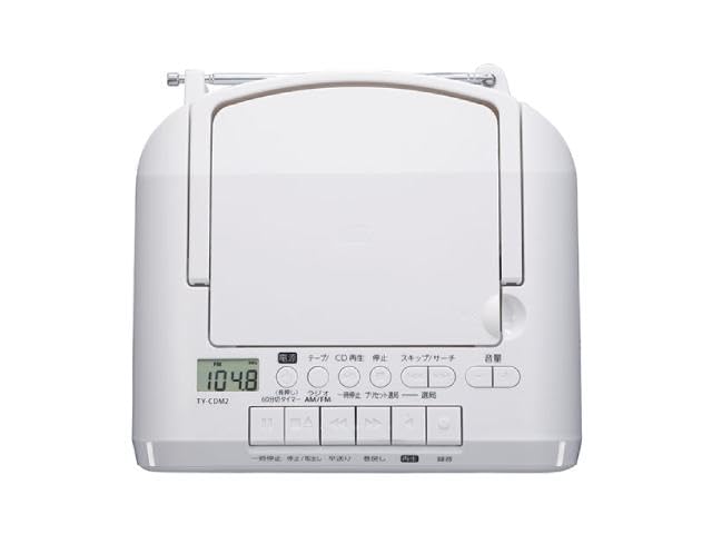 Toshiba TY-CDM2(W) CD Radio Cassette Recorder