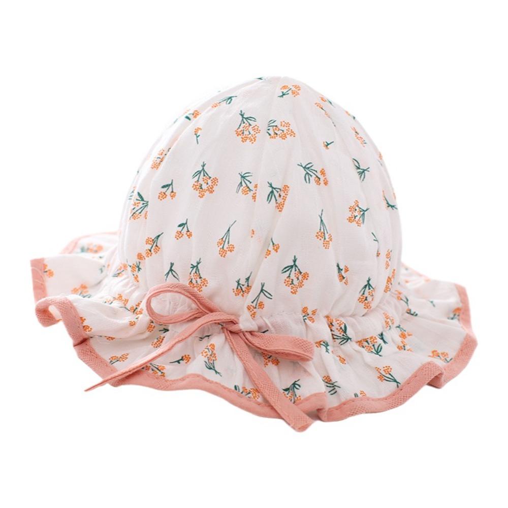 Drawstring Visors Baby Hat Lovely Bow Children Hat Cute Infant Hat  Girl