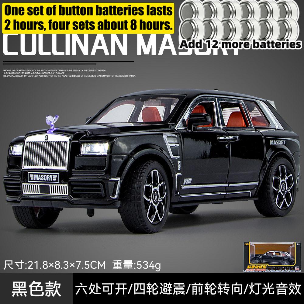 1:24 Rolls Royce Cullinan Mansory Off Road SUV Alloy Metal Diecast Model Car Home Trendy Desktop Display Ornament Birthday Gifts