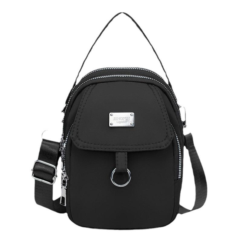 Water-Resistant Women's Crossbody Bag - Adjustable Strap  Zip Closure Minimalist Design Durable Polyester Lining