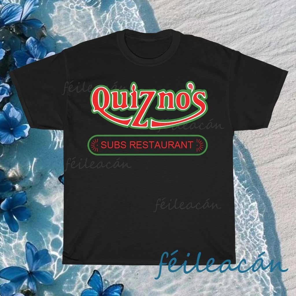 

Новая Футболка Логотип Ресторана Quiznos Subs Американская Футболка Смешная Размер от S до 5XL S
