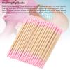 10 Bags Dual-End Pointed Cleaning Tip Swabs Manicure Cotton Stick  Eyeliner & Cosmetic Touch-Up Work