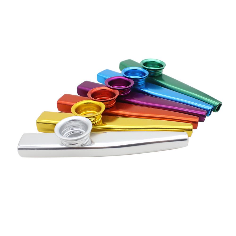 Metal Kazoo: Portable & Easy-to-Learn Companion for Guitar and Ukulele Enthusiasts.