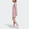 Adidas Originals Glitter Dress Three Stripes Long Sleeve Dress Women dresses Pink ED4783