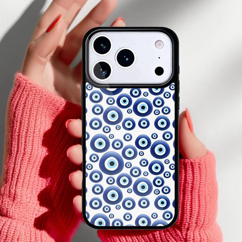 Eyes Eyelash Aesthetic soft Phone Case for iPhone 17 16 15 14 13 Pro Max Back Cover for 12 11 Pro Coque