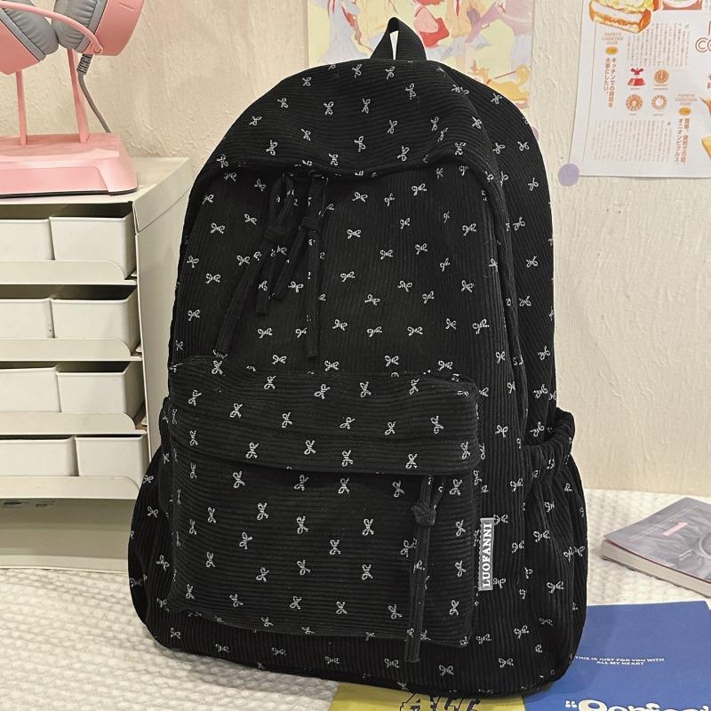 

Spring new Korean ins sweet wind bow girl heart travel backpack high value middle school student backpack