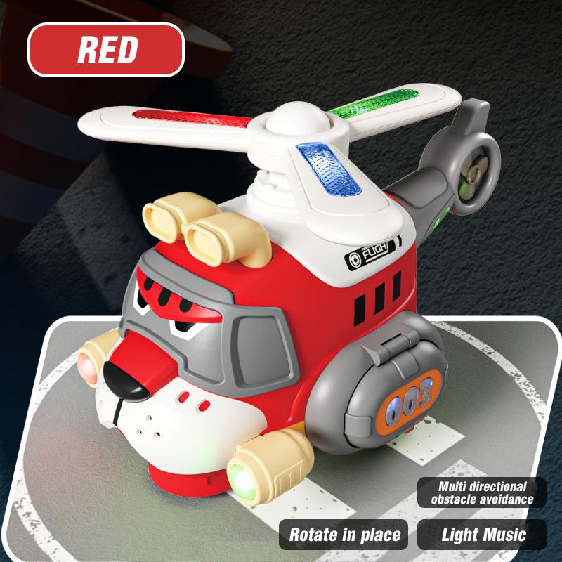 Non-Toxic Rotating Tiger With Light Electric Airplane Toddler Cartoon Toys With Sounds Children'S Toy Helicopter For Children Birthday Gifts