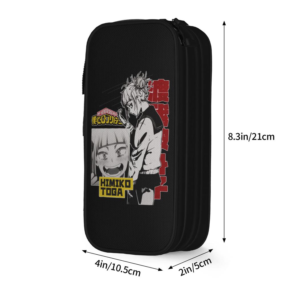 My Hero Academias Anime Pencil Case Lovely Pen Box Bag Student Large Storage Students School Gifts Pencilcases