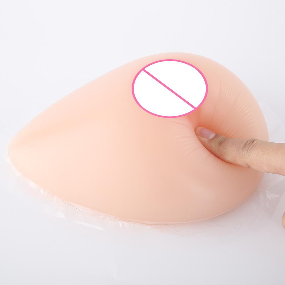 300-1600g Silikonové prsní formy ve tvaru kapky vody Falešná prsa Prsa pro crossdressera Krása