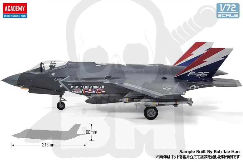 Acad-12591 f-35a lightning ii 1000th 1:72