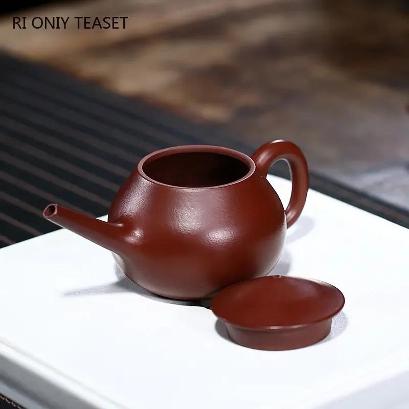 140ml Chinese Yixing Purple Clay Teapots Creative Handmade Tea Pot Beauty Tea Infuser Kettle Household Zisha Tea Set Teaware
