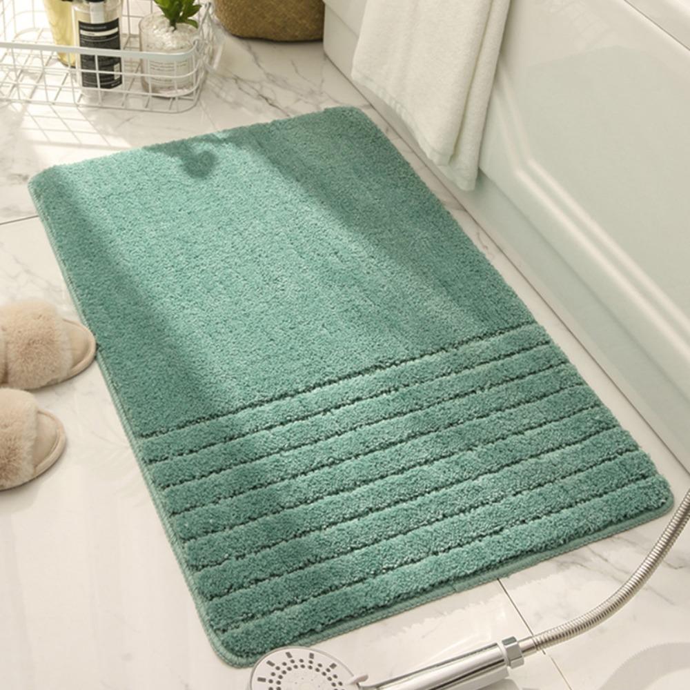 Sponge Bathroom Cashmere Thickening Mat Bath Non-slip Carpets In Wash Basin Bathtub  Floor Rug Shower Room Doormat Memory Foam 3D Pad