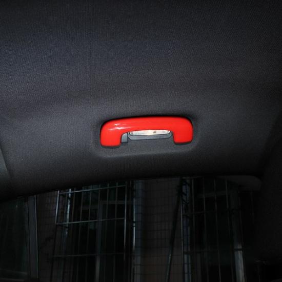 2PCS Red Roof Grab Bar Handle Decor Cover Trim for Jeep Grand Cherokee 2011-