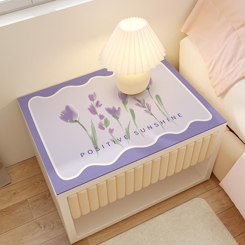 

Чехлы для прикроватных шкафов Водонепроницаемые Пыленепроницаемые Кожаные универсальные микроволновые печи Модные Современные Украшения Для Дома Мебель Ins 35x45cm