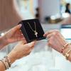 6Pcs Paper Jewelry Set Gift Packing Boxes with Sponge Inside for Earrings Necklaces Square Black 9x9x1.6cm