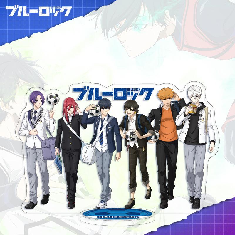 Standee Prigione Blu 16cm Fronte-Retro HD Anime Segno Acrilico Standing Standee