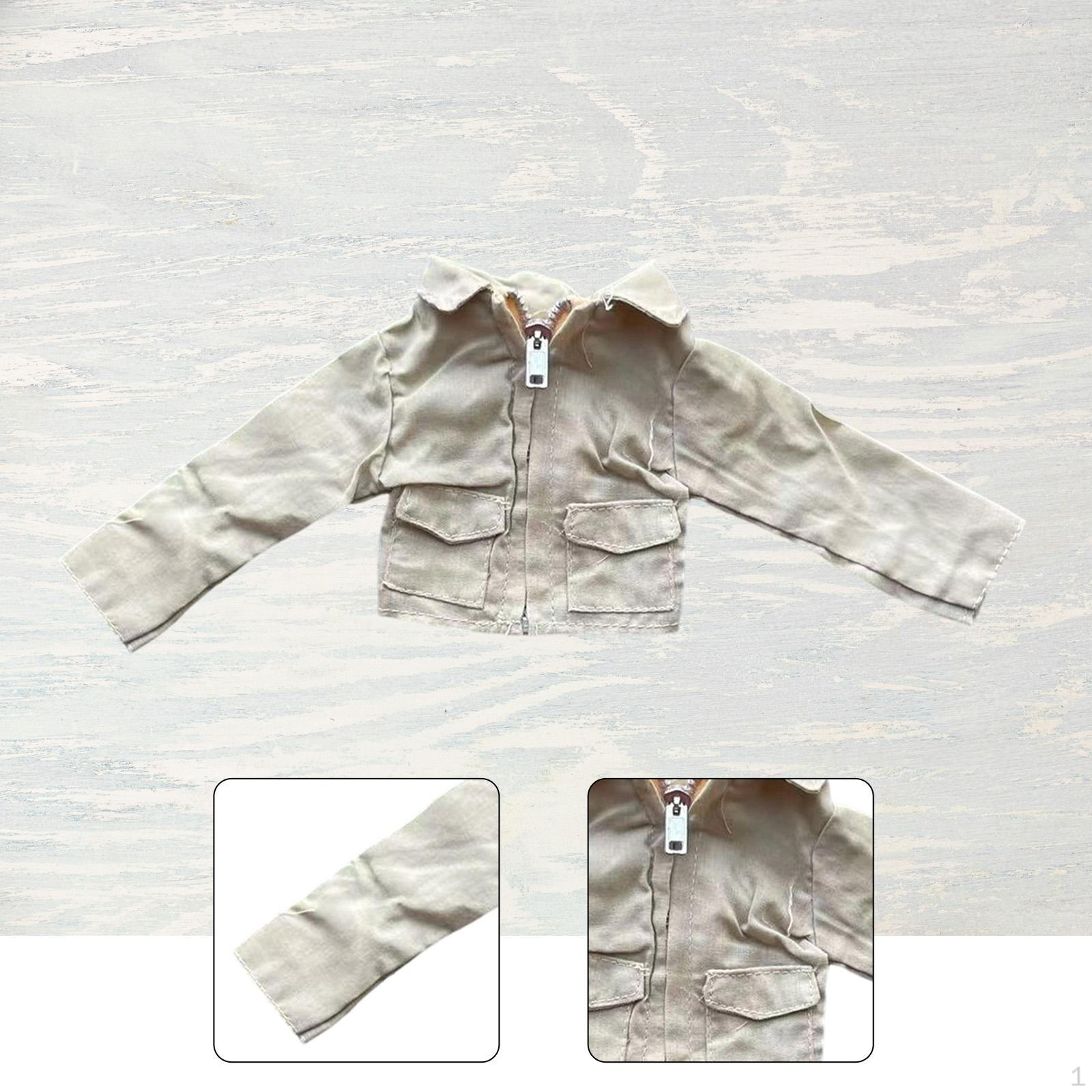 

1:6 Action Figures Jacket Doll Accessories Stylish,Cosplay Costume Dress up Handmade,Miniature Coat