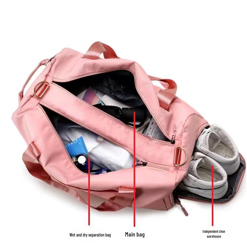 Large Capacity Lightweight Travel Gym Sports Bag with Dry/Wet Separation