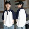 Summer Cotton Polo Shirts For Students Graduation Sports Class Uniform With Printing Service