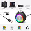 Computer Speakers for Desktop/PC/Laptop USB Plug-N-Play RGB Speakers Compatible with Windows/macOS/ChromeOS