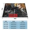 Mylene Farmer Personalized French Singer Blankets Soft Warm Flannel Throw Blanket Plush for Bed Living Room Picnic Travel Couch