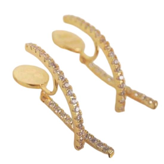 1 Pair Clip Earrings for Women, Sparkling Rhinestone Dangle Earrings, Non Pierced Prom Jewelry Gift for Brides Bridesmaids