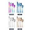 Popular 1010 Stainless Steel Tableware, Knife, Fork, Spoon Set, 24 Piece Set/16 Piece Set, Western Food Tableware Is Cheap