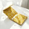 Three-fold Cosmetic Bag Floral Data Cables Organizer Portable Coin Purse  for Students Girls