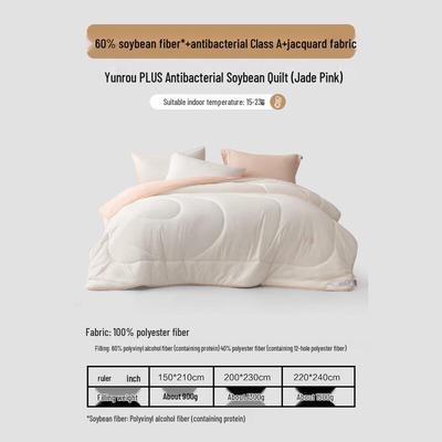 Mercury Home Textiles All-Season Soybean Fiber Quilt