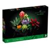 771 Peças Suculentas Planta Decoração Bonsai Bloco de Construção Conjunto Presentes Crianças Adultos Meninas Compatível 10309 Tijolos de Flores Brinquedos para Crianças