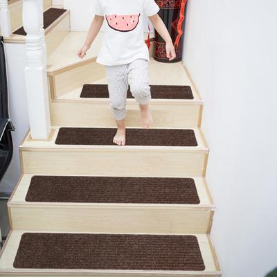 5 Stück Waschbare Treppenstufenmatten Rutschfester Treppenläufer mit Gummiunterseite Rückstandsfreier Treppenteppich für Holzstufen Kinder- und Haustiersicherheit