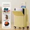 28-Zoll Handgepäck-Koffer für Damen mit Frontöffnung, Großes Fassungsvermögen, Langlebiger Trolley-Koffer mit Universalrädern