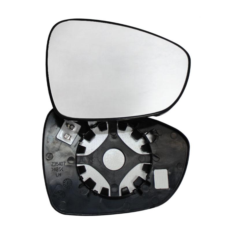 Left/Right Side White Heated Wing Mirror Glass Wide Angle Rearview Mirror For Peugeot 408 2013