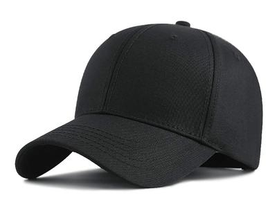 [Lovechic] Cap Large Size Men's Hat Deep Extra Large Plain XL L Spring Summer Fall Winter Unisex (Black)