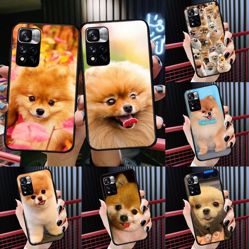 Pomeranian Dogs Dog Colorful Case For Xiaomi Redmi Note 14 13 11 9 10 12 Pro 9S 10S 11S 12S Redmi 10C 12C 13C 14C Cover