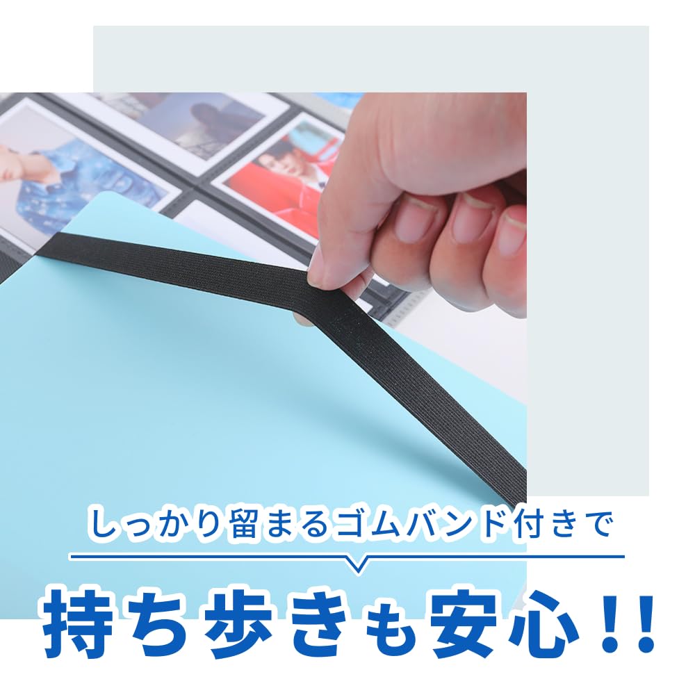 EINEY Instax Foto Velkokapacitní Instax Foto Instax Mini Instax Soubor 3palcové Album, Album, Kolekce, (Černá)