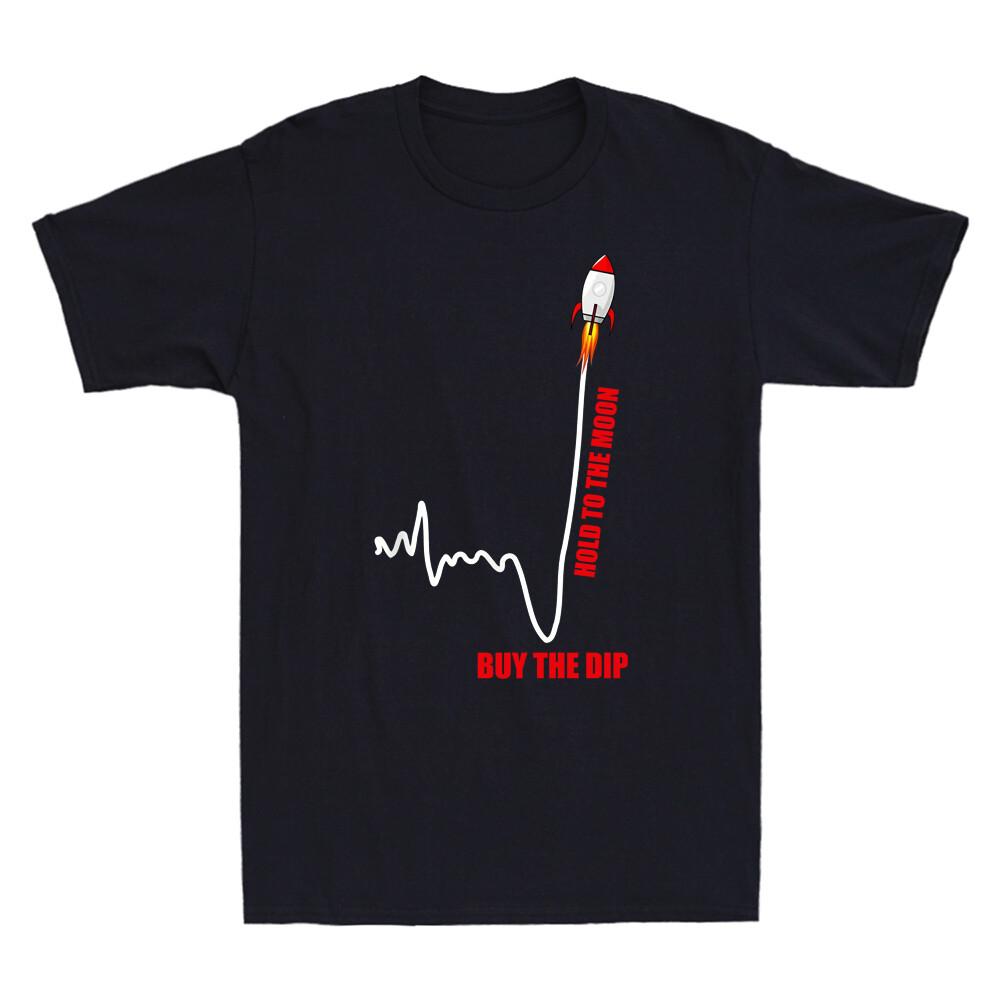 GME Stock A.M.C Hold to the Moon Buy the Dip Stock Market Unisex's T-Shirt Black